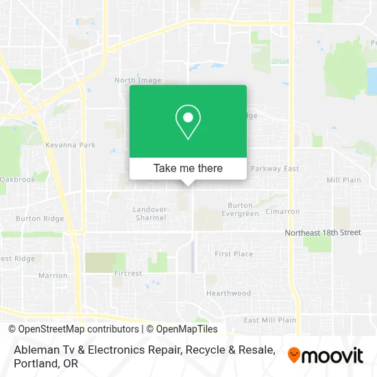 Ableman Tv & Electronics Repair, Recycle & Resale map