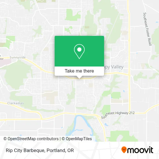 Rip City Barbeque map
