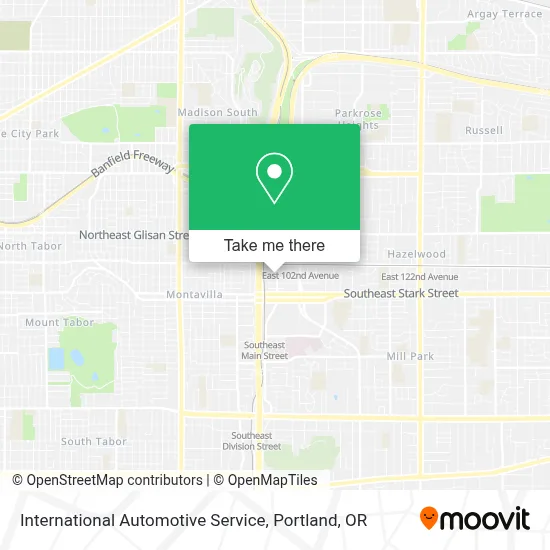International Automotive Service map