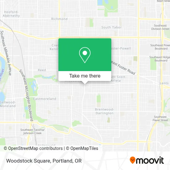 Woodstock Square map