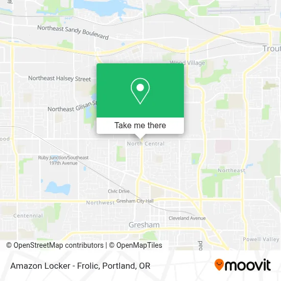 Amazon Locker - Frolic map