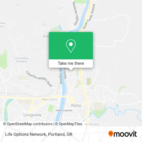 Life Options Network map