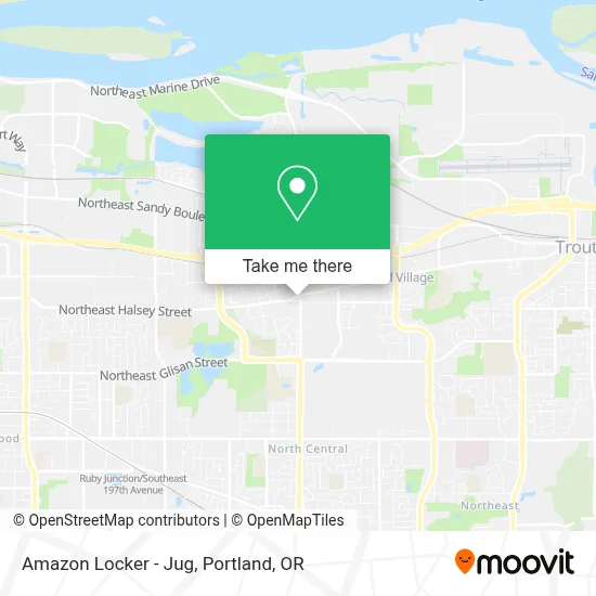 Amazon Locker - Jug map