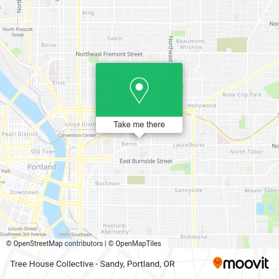 Tree House Collective - Sandy map