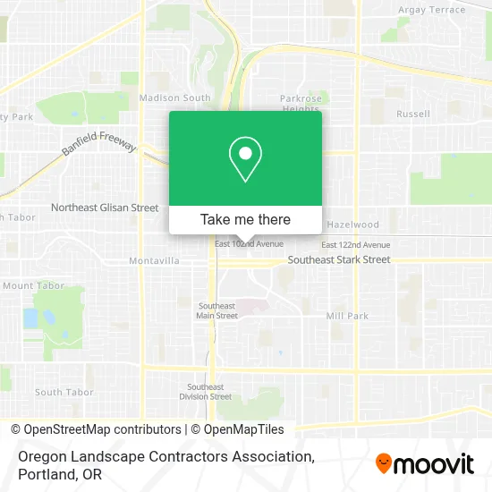Oregon Landscape Contractors Association map