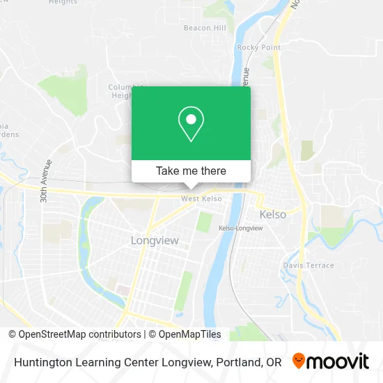 Huntington Learning Center Longview map
