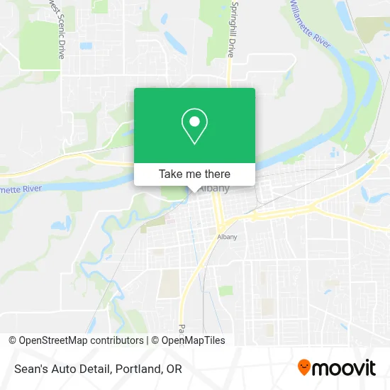Sean's Auto Detail map