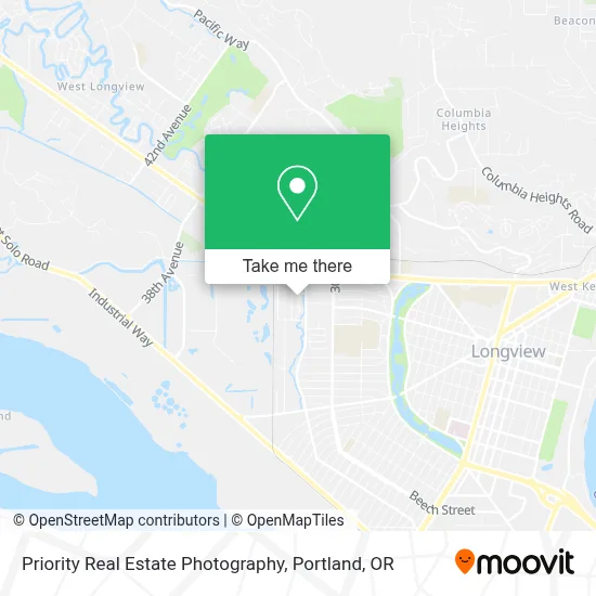 Priority Real Estate Photography map