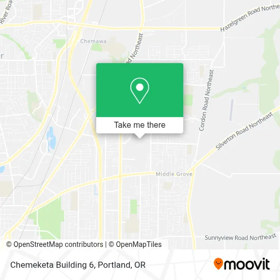 Chemeketa Building 6 map