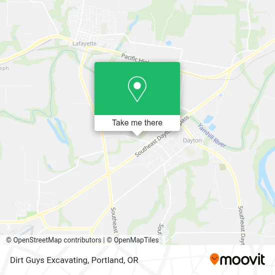 Dirt Guys Excavating map