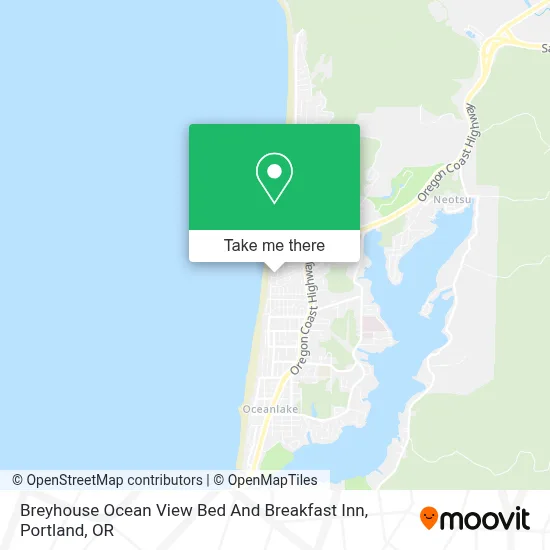 Breyhouse Ocean View Bed And Breakfast Inn map