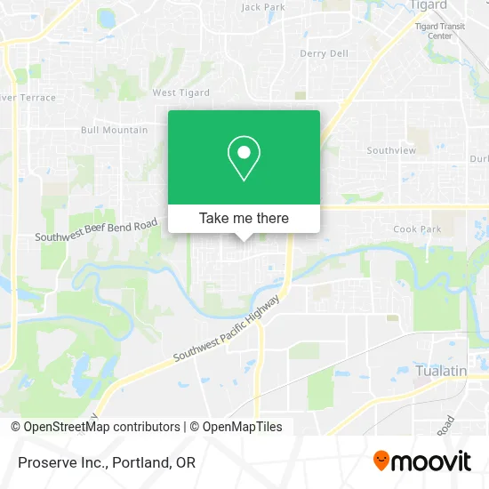 Proserve Inc. map