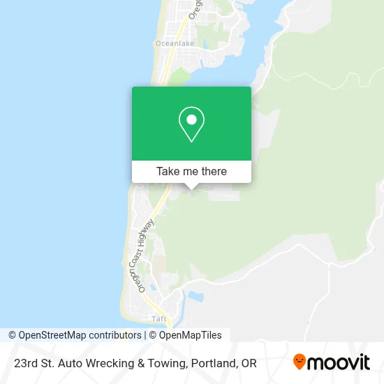 23rd St. Auto Wrecking & Towing map