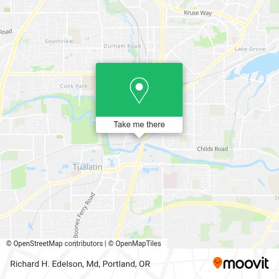 Richard H. Edelson, Md map