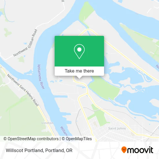 Willscot Portland map