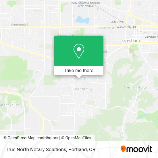 True North Notary Solutions map