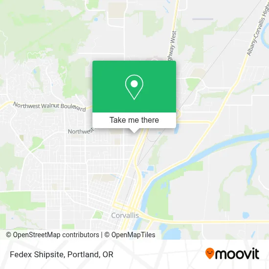 Fedex Shipsite map