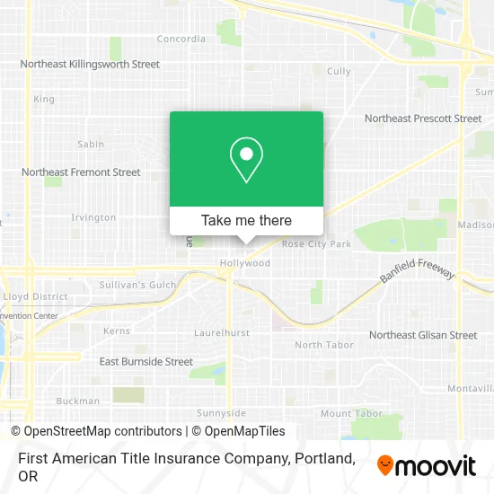 First American Title Insurance Company map