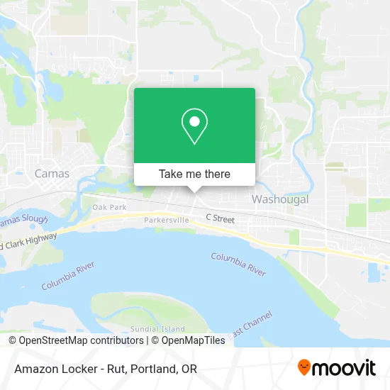 Amazon Locker - Rut map