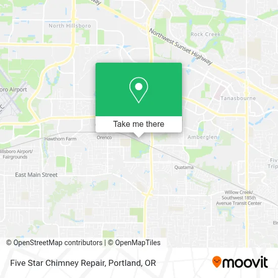 Five Star Chimney Repair map