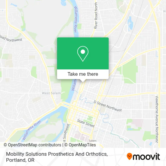Mobility Solutions Prosthetics And Orthotics map