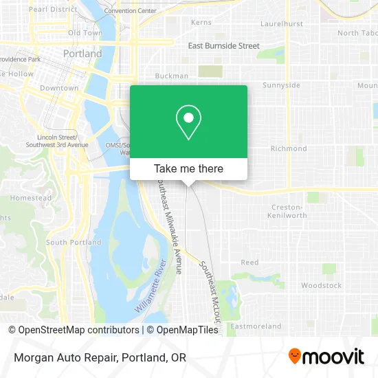 Morgan Auto Repair map