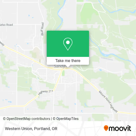 Western Union map