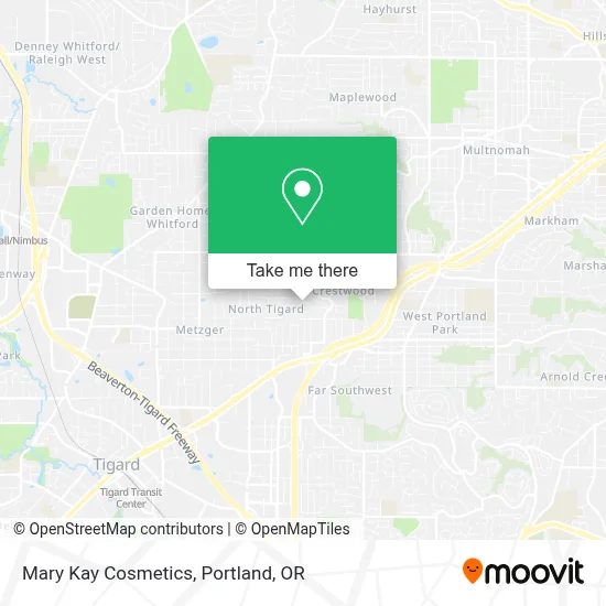 Mary Kay Cosmetics map