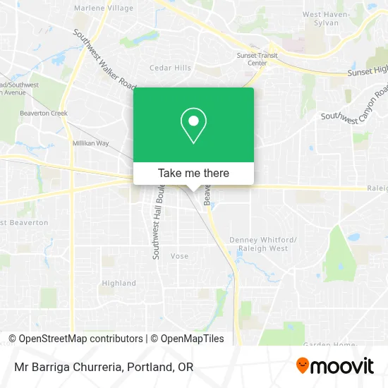 Mr Barriga Churreria map