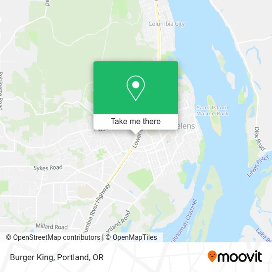 Burger King map