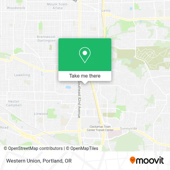 Western Union map