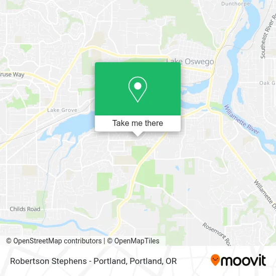 Robertson Stephens - Portland map
