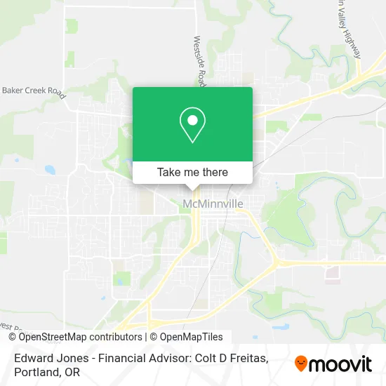 Edward Jones - Financial Advisor: Colt D Freitas map
