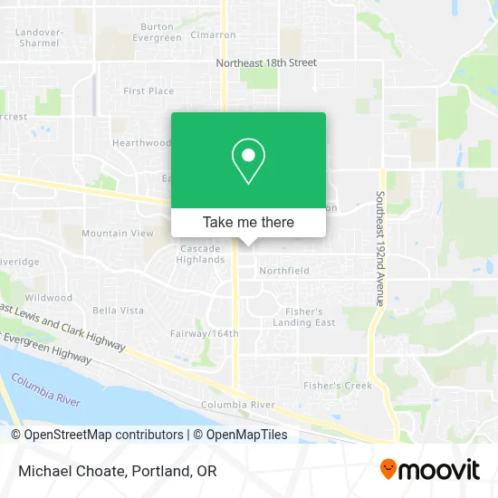 Michael Choate map