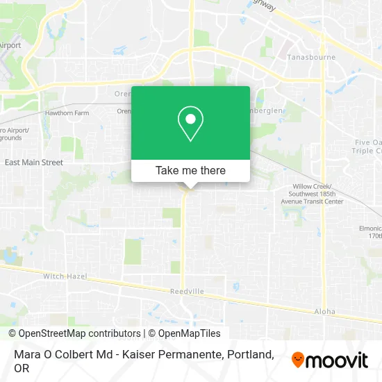 Mara O Colbert Md - Kaiser Permanente map