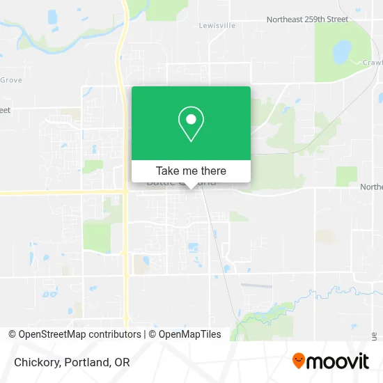 Chickory map