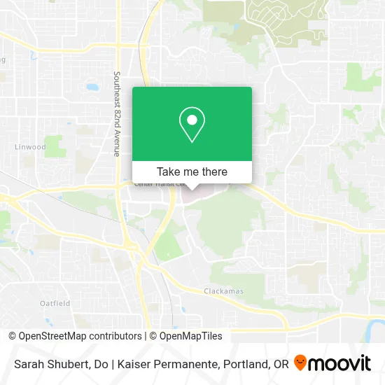 Sarah Shubert, Do | Kaiser Permanente map