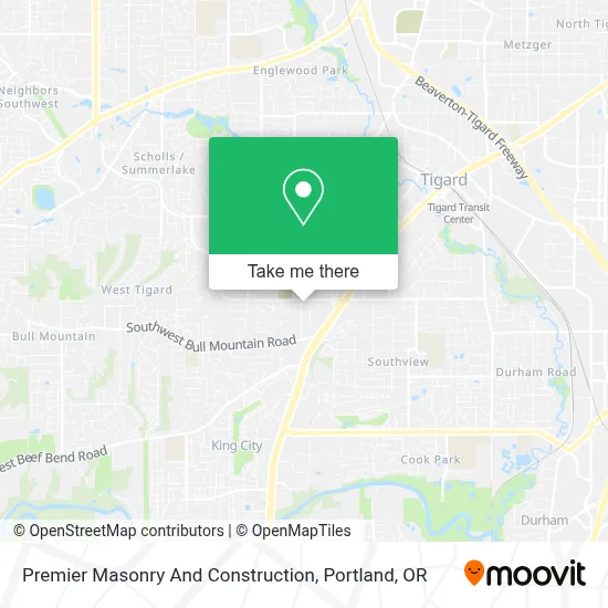 Premier Masonry And Construction map