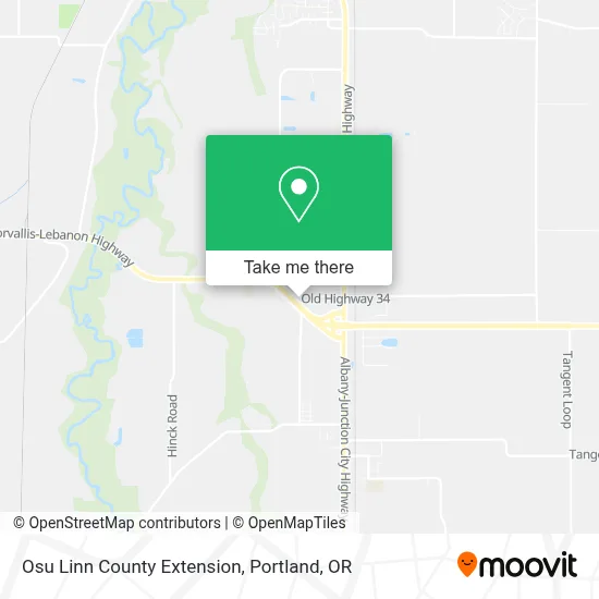 Osu Linn County Extension map