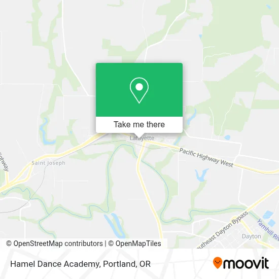 Hamel Dance Academy map