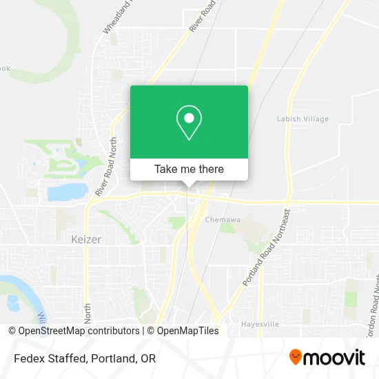 Fedex Staffed map