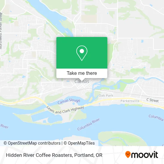 Hidden River Coffee Roasters map