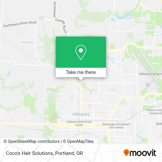 Coco's Hair Solutions map