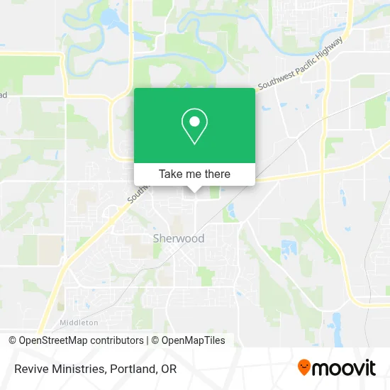 Revive Ministries map