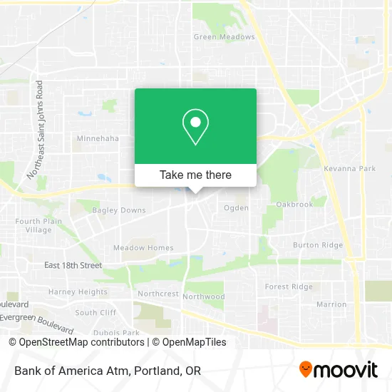 Bank of America Atm map