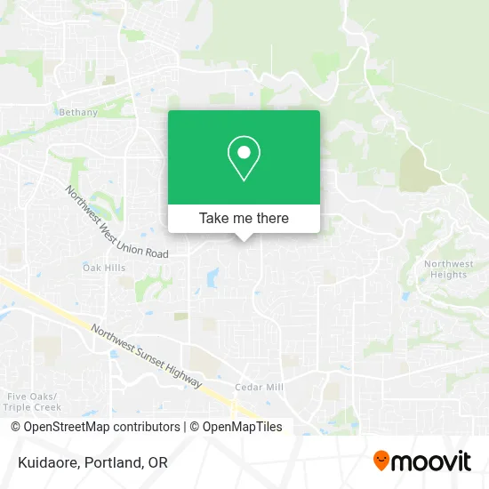 Kuidaore map
