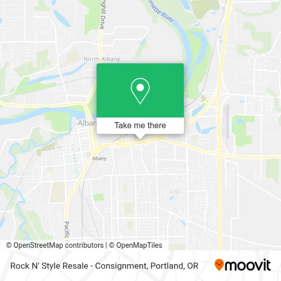 Rock N' Style Resale - Consignment map