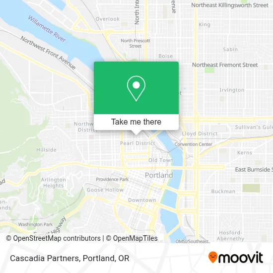Cascadia Partners map