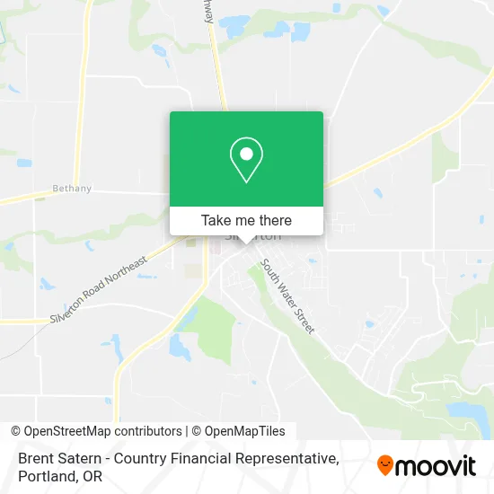 Brent Satern - Country Financial Representative map