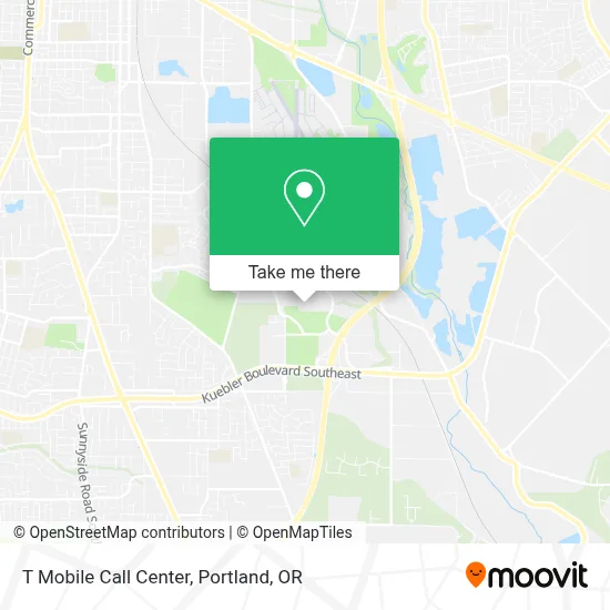 T Mobile Call Center map